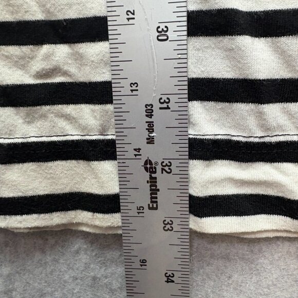 Free Assembly Black & White Striped T-Shirt Dress, Women's Size M - Picture 6 of 6